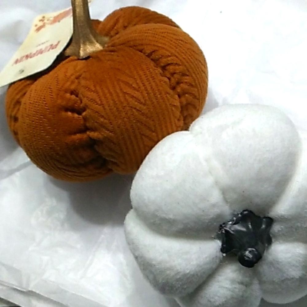Fabric Pumpkin Plush Fall Hallows Decoration